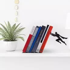 Suporte De Livros Moderno Heroes Aparador de Livro Metal