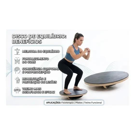 Disco De Equilíbrio Fisioterapia Reabilitação Pilates Treino