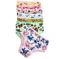 Kit 5 Ou 10 Calcinha Infantil De Algodão Estampas Sortidas Para Menina Criança E Bebê Super Confortável Kids