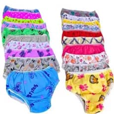 Kit 10 Calcinha Infantil algodão Estampada De 1 a 6 Anos Conforto meninas criança