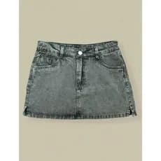 Short Saia Modelo Mini Saia Jeans Feminino