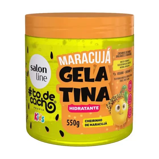 Gelatina Tô De Cachos Kids Maracuja Salon Line 550g