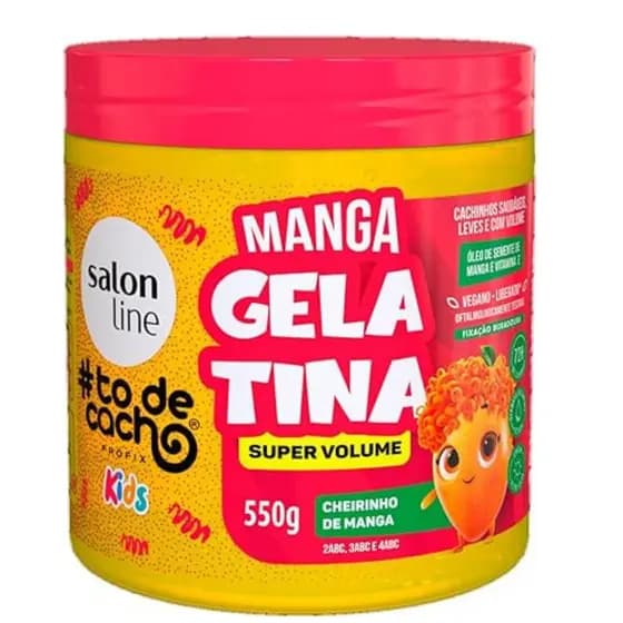 Gelatina Capilar To de cacho - Salon Line Kids Manga 550g