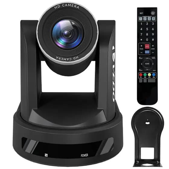 Câmera Ptz Vedo Hd Para Igrejas e educar e Reunião Remota Hd 10/20x Com Link Hdmi Rs E Sdi