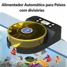 Newpet Alimentador Automático Inteligente para Peixes, Dispensador de Ração Programável para Aquário