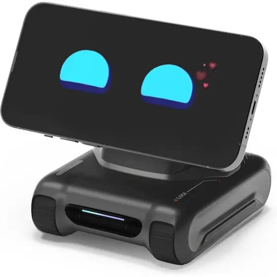 LOOI Robot Seu Companheiro AI de Mesa, Voz ChatGPT, Reconhece Gestos e Cena, Carrega Sem Fio