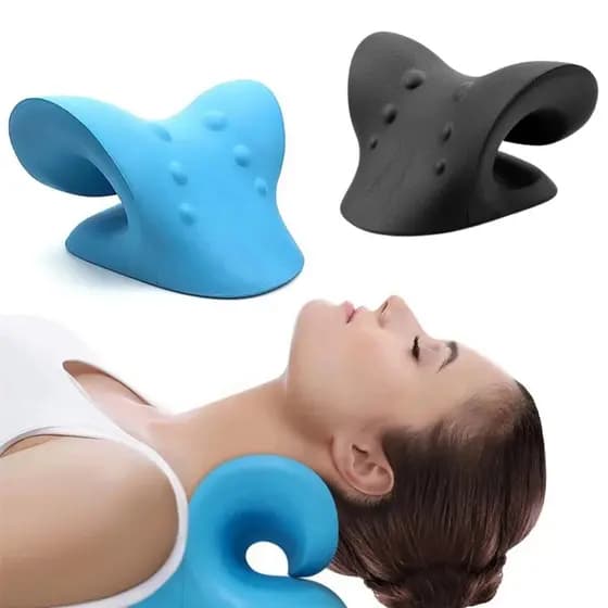 Massageador E Alongador Cervical Para Alívio Dor No Pescoço