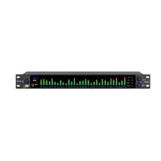 VEDO EQ31 Equalizador Digital Gráfico 31 Bandas Led C/ Gate Exciter Redução de ruído Processamento de áudio Depuração