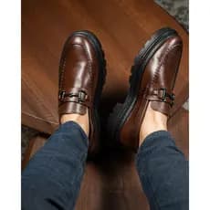 Sapato Social Masculino Santorini Blaqueado Sola Alta Elegante Dia dos Pais