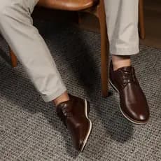 Sapato Oxford Masculino Liso Moderno Denver Sapato Masculino Social Conforto Leve Dia dos Pais