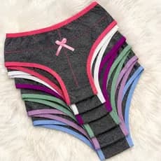 Kit 3 Calcinhas Pós Parto Plus Size Cintura Alta Conforto - Ana Plus