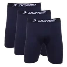Kit 3 Cuecas Long Leg Poliamida Dorbe Não Enrola Original Cueca Longa Microfibra Masculino Ciclista