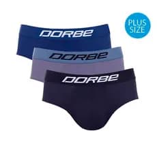 Kit 3 Cuecas Slip Microfibra Plus Size Dorbe Original Masculina Classica Tradicional Cavada Normal