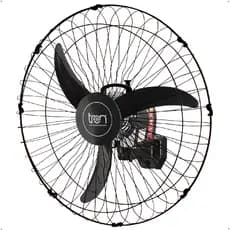 Ventilador De Parede  60cm Oscilante C1 At Preto Bivolt