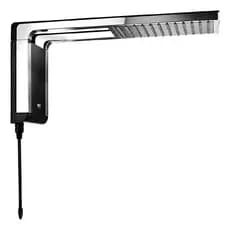 Chuveiro Elétrico De Parede Lorenzetti Acqua Ultra Storm Preto-cromado 220/127v