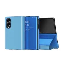 Nova Chegada Suporte Caso Para Samsung Galaxy Z Fold 2 3 4 5 6 7 TriFold 8 Ampla Ultra Dobrável Chapeamento Espelho Tele