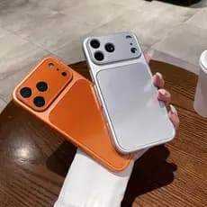 Capa Estilo Janela Grande De Vidro HD Para Apple iPhone 13 14 15 16 17 18 Pro Max De Telefone De Luxo Presente