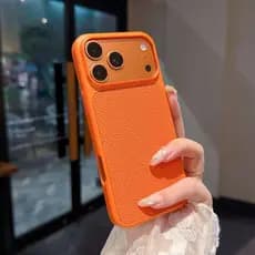 Capa Dura Antiderrapante Com Padrão De Lichia Para Samsung Galaxy S23 S24 S25 S26 Plus Ultra S244FE S25FE Presente De Ca