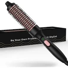 Escova De Cabelo Elétrica 32mm Thermal Brush Escova Alisadora Modelador De Cachos Bivolt