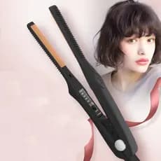 Chapinha Prancha De Cabelo Alisador De Cabelo 2 Em 1 E Ferro Cerâmico Para Modelar Cabelos