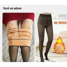 NB Vest Meia Calça Forrada Translucida Peluciada Para O Frio 2025 006/008/009/010
