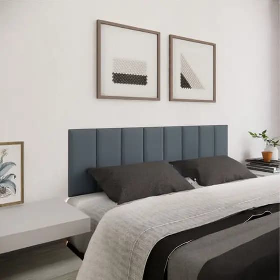 Cabeceira Casal Queen Kit Com 8 Módulos 160x45cm - Módulo Auto Adesivo Cores