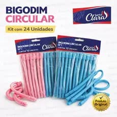 Bigodim Bigodinho Circular Santa Clara Original – Kit 24 Unidades