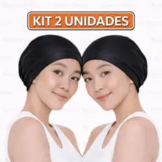 Touca Nero Anti Frizz para Dormir – Kit 2 Unidades