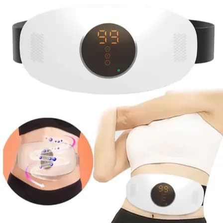 Cinto De Emagrecimento Elétrico Máquina Terapia Infravermelho Promover Digestão Vibração Abdominal Massageador