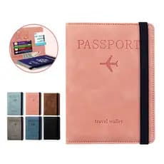 Carteira Porta Passaporte Documentos Cartões Cédulas Viagem Alta Qualidade