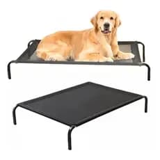 Cama Elevada Para Pets Cães Gatos Berço Portátil Xl 102 Cm