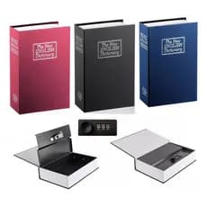 Cofre Camuflado C/chave Formato De Livro Guarda Valores 24cm