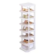 Organizador De Sapatos Vertical Com 8 Prateleiras Elegante
