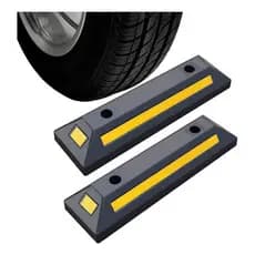 Kit Limitador De Vaga Bate Roda 10 Peças Estacionamento 56cm