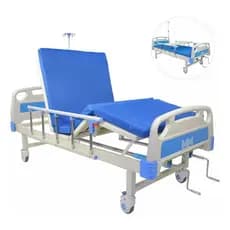 Cama Hospitalar Maca Ortopédica Mecânica C/colchão Sup Soro