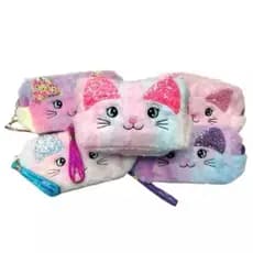 Necessaire Feminina para Maquiagem E LAPIS com Pelúcia