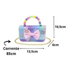 Nova Bolsa De Ombro Pequena Infantil Com Alça De Pérola Da Moda E Cruz diagonal niuniufacai
