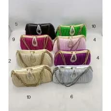 Clutch Feminina de Festa com Glitter Brilhante para Casamentos e Eventos