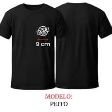 Camiseta De Algodão Personalizada Com Logo Para Uniforme Corporativo Modelo Unissex