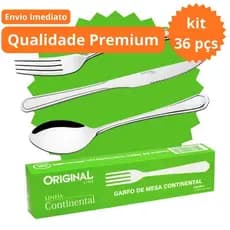 Jogo de Talheres Aço Inox Kit Conjunto Faqueiro Restaurante Bar Buffet