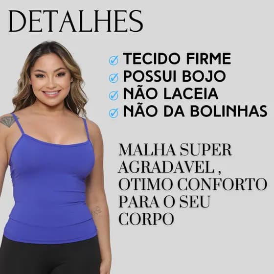 Regata Feminina Suplex Poliamida Regata Feminina Para Academia