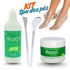 🟢 Kit Repós Amaciante E Removedor Bisturi 483 222 + 10 botas descartáveis podologia pé rachado