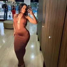 Vestido Longo Decotado para Festas Confortável que Modela o Corpo com Abertura nas Costas Refinado