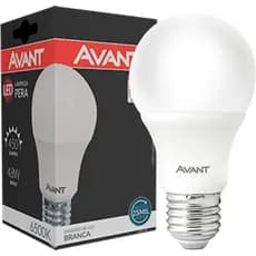 Lampada Pera LED, 4,8W, Luz amarela 6500K, Soquete E27, Bivolt, Avant LJ