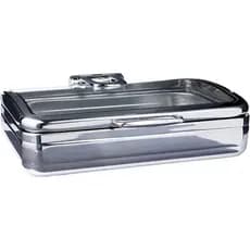 Rechaud tramontina chafing dish inox/vidro LJ