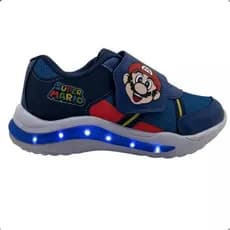 Tenis Super Mario Bros Personagem Mini Pé Led Pisca Luzes