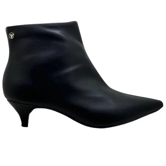 Bota Feminina Via Uno Bico Fino Saltinho Baixo Classica Conforto
