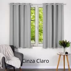 Cortina Blackout 2,20 larg X 1,30 alt EM PVC bloqueia 100% a Luz indicado para varão de 1,50 metros