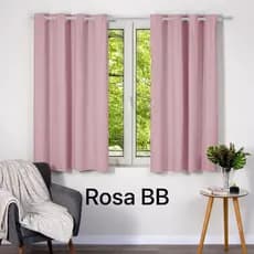 Cortina Blackout 2,80 larg X 1,60 alt EM PVC bloqueia 100% a Luz indicado para varão de 2,00 metros.