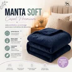 Cobertor Manta Casal, Coberta Microfibra, Mantinha Soft Cobertor Antialérgico Extra Macia Quentinha.